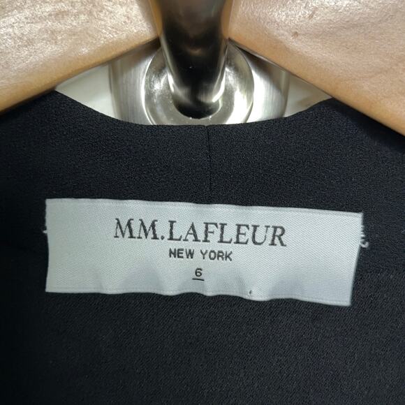 MM LAFLEUR The Tory Dress Black Crepe {MM47} - Picture 6 of 7